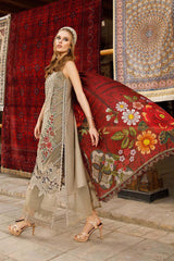 Voyage A Luxe by Maria B Unstitched 3 Piece Luxury Eid Lawn Suit-MVL-13-A