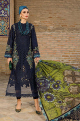 Voyage A Luxe by Maria B Unstitched 3 Piece Luxury Eid Lawn Suit-MVL-13-B