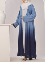 Hijab Ul Hareem Two Tone Navy Blue Gradient - 0122-R-1016