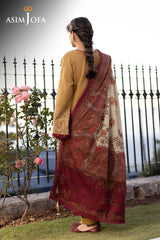 Asim Jofa Unstitched 3 Piece Winter Suit-AJUW-13