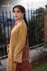 Asim Jofa Unstitched 3 Piece Winter Suit-AJUW-13