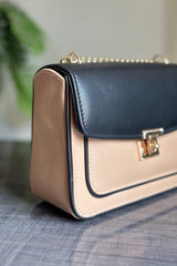 Fineur Bella Chain Shoulder Bag - Black