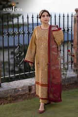 Asim Jofa Unstitched 3 Piece Winter Suit-AJUW-13