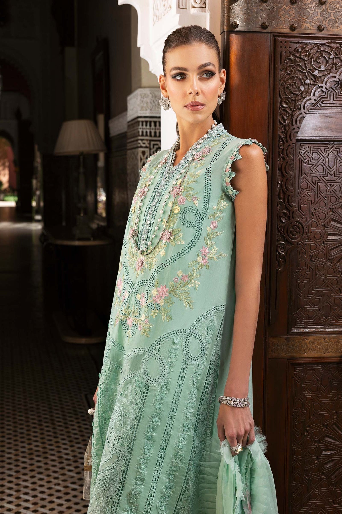 Voyage A'Luxe By Maria B Unstitched 3 Piece Lawn Collection'2025-ML-2514-A