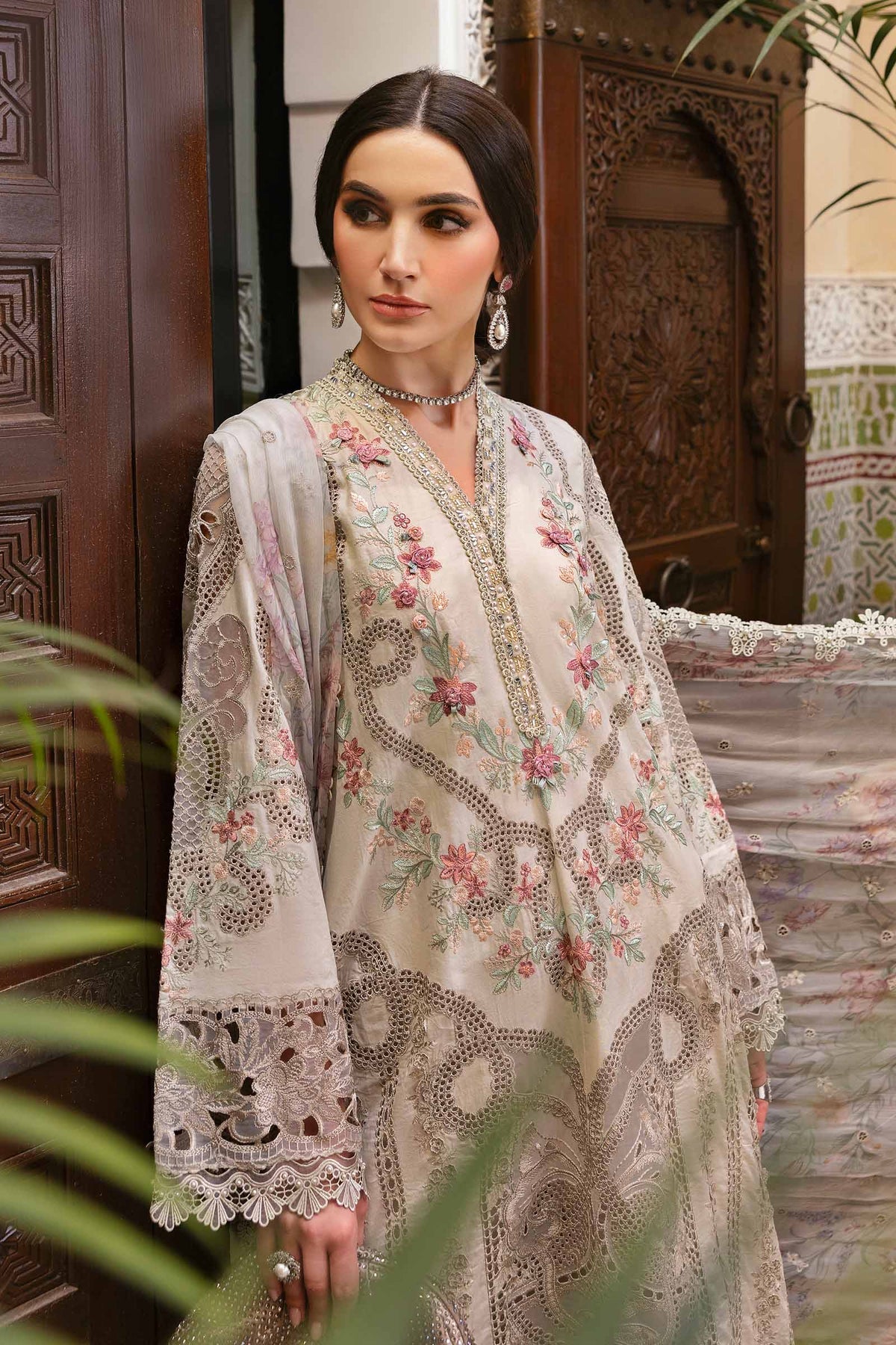Voyage A'Luxe By Maria B Unstitched 3 Piece Lawn Collection'2025-ML-2514-B