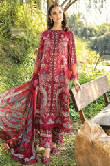 M.Prints By Maria B Unstitched 3 Piece Spring Summer Suit-14-B