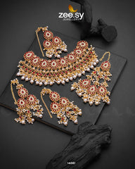 Arzoo Bridal Set Red - Zeesy Jewellery