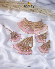 Spark Bridal Set Pink - Zeesy Jewellery