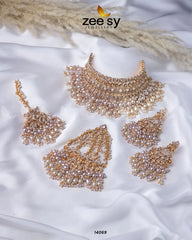 Spark Bridal Set Pearl - Zeesy Jewellery