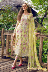 Maria B M Prints Unstitched 3 Piece Lawn Suit-MPT-1409-A