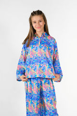 Sprinkles Stitched 2 Piece Summer Luxury Lawn Kids Collection'2025-Marine Vines - 2 Pcs Set - Luxury Lawn