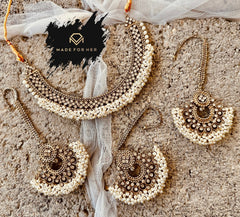 Made For Her-Gajra Noor Necklace Set - WM1007