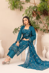 Simay By Tawakkal Stitched 3 Piece Emb Lawn Vol-01 Suit-D-1452