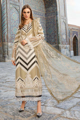 Voyage A Luxe by Maria B Unstitched 3 Piece Luxury Eid Lawn Suit-MVL-14-A
