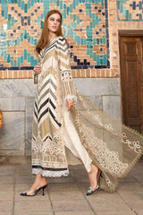 Voyage A Luxe by Maria B Unstitched 3 Piece Luxury Eid Lawn Suit-MVL-14-A