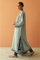 Zara Shahjahan Unstitched 3 Piece Embroidered Lawn Suit-ZSJ-14-B