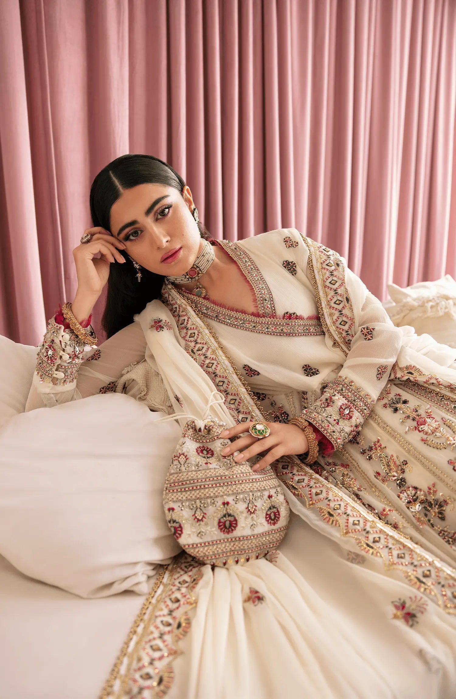 Zebaish By Fabiha Fatima Unstitched 3 Piece Formals Collection'2025-Evara