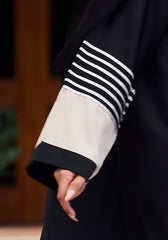Abaya.Pk Black Stripes Abaya | Velora