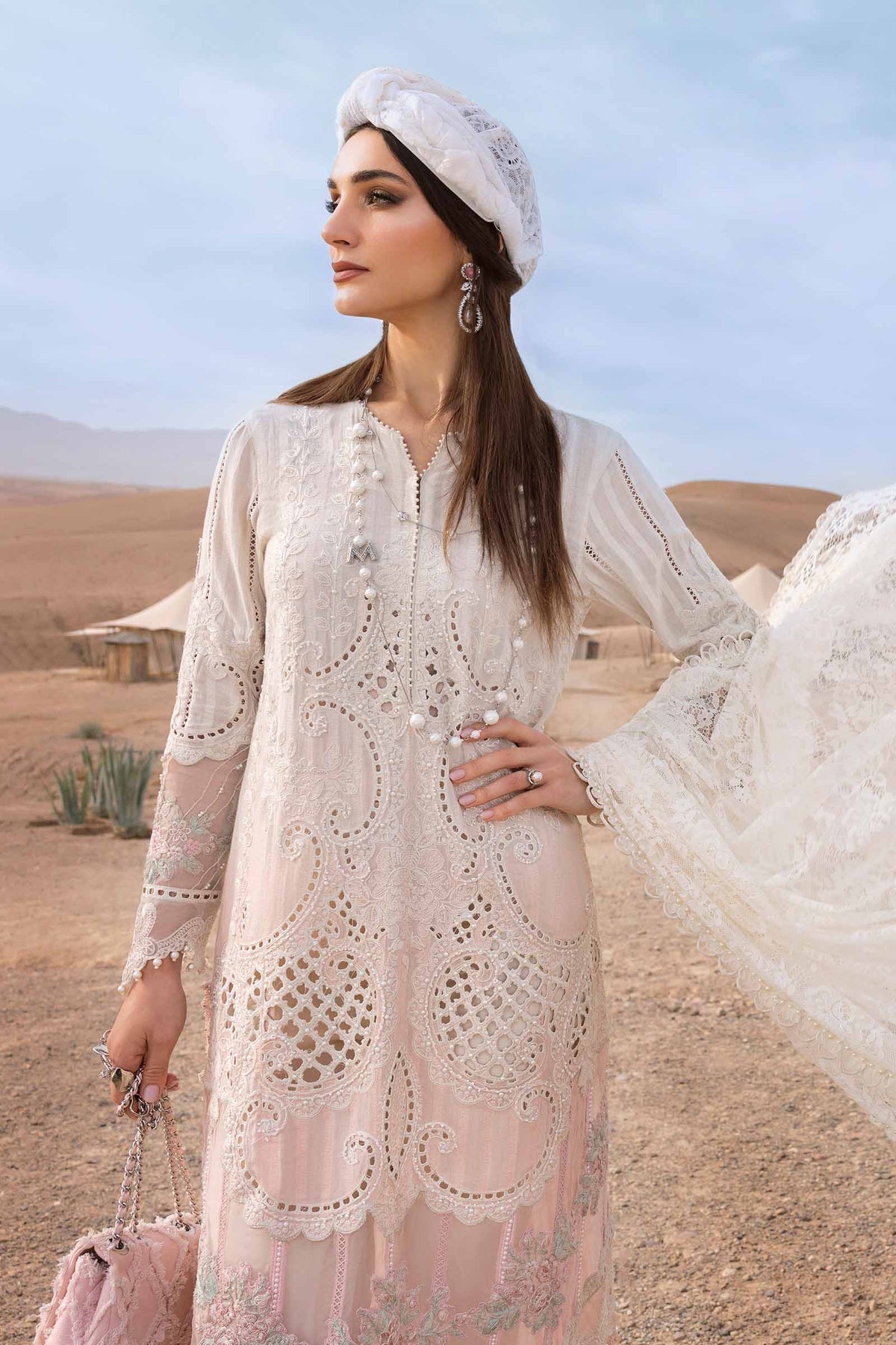 Voyage A'Luxe By Maria B Unstitched 3 Piece Lawn Collection'2025-ML-2515-A