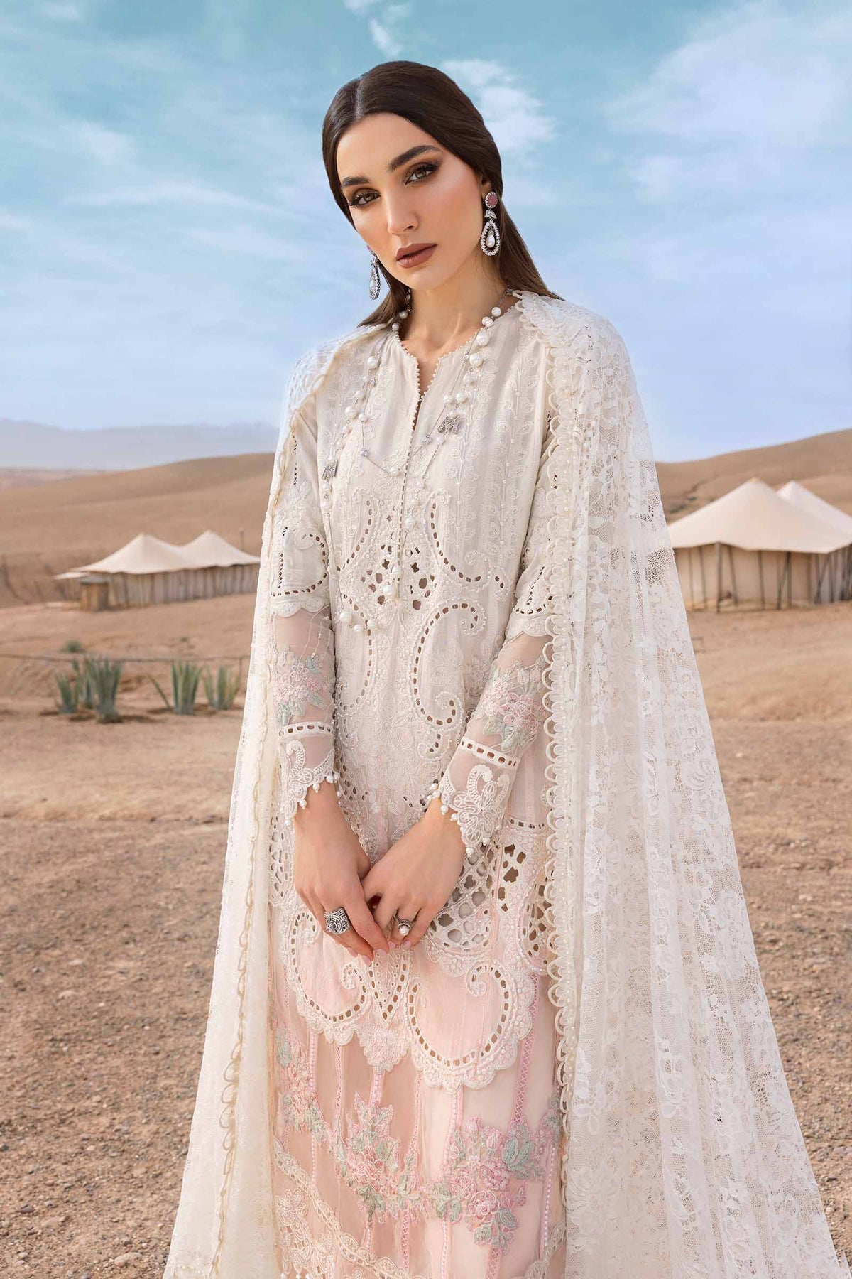 Voyage A'Luxe By Maria B Unstitched 3 Piece Lawn Collection'2025-ML-2515-A