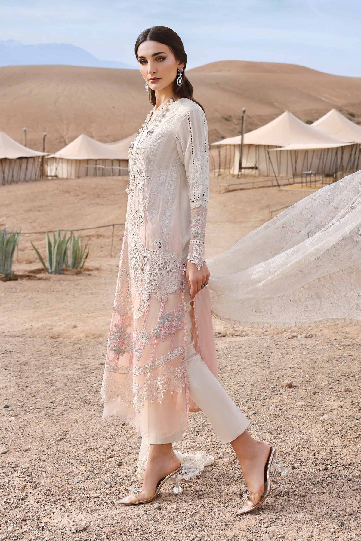 Voyage A'Luxe By Maria B Unstitched 3 Piece Lawn Collection'2025-ML-2515-A