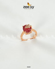 Sizzling Charming Ring Red - Zeesy Jewellery