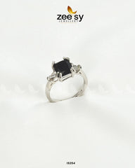 Dazzling Ring Black - Zeesy Jewellery