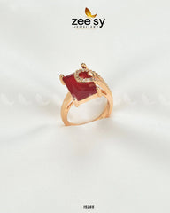 Elegance Ring Red - Zeesy Jewellery