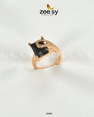 Elegance Ring Black - Zeesy Jewellery