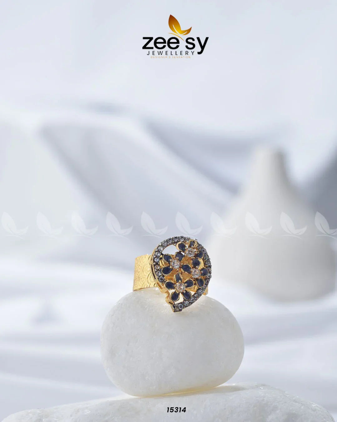 Hurrem's Ring Blue - Zeesy Jewellery