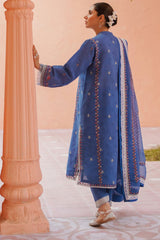 Zara Shahjahan Unstitched 3 Piece Embroidered Lawn Suit-ZSJ-15-A