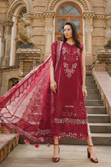 Voyage A Luxe by Maria B Unstitched 3 Piece Luxury Eid Lawn Suit-MVL-15-B