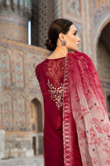 Voyage A Luxe by Maria B Unstitched 3 Piece Luxury Eid Lawn Suit-MVL-15-B