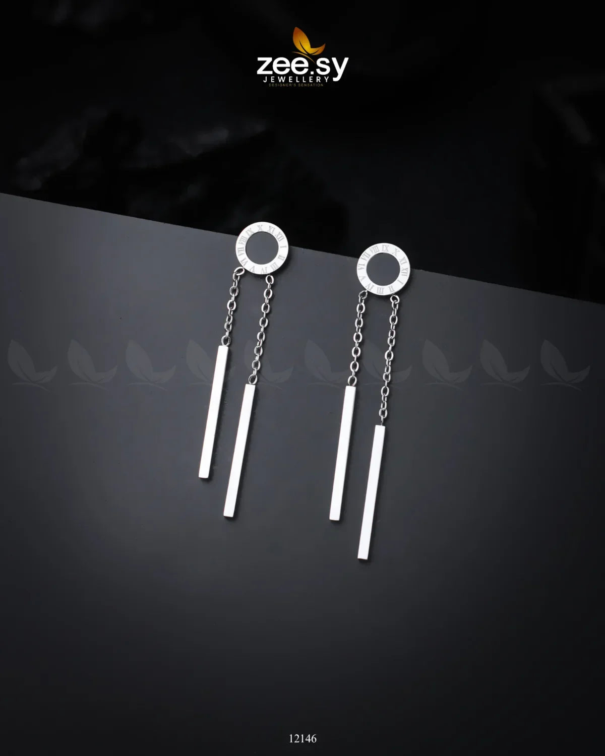 Elegance Earrings Silver - Zeesy Jewellery