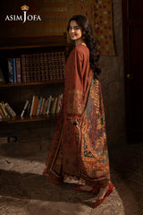 Asim Jofa Unstitched 3 Piece Winter Suit-AJUW-15