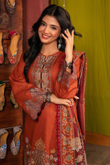 Asim Jofa Prints Unstitched 3 Piece Digital Lawn Drop-05 Suit-AJEL-15