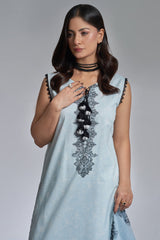 The Affordables By Mariam Malik Unstitched 3 Piece Digital Printed Lawn Collection'2025-Azure Noir