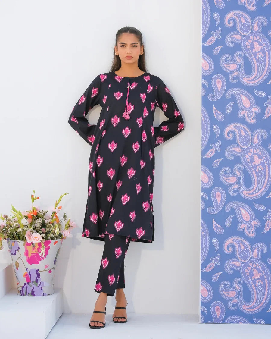 Dhaga Stitched 2 Piece Lawn Collection'2025-Matching separate 0015