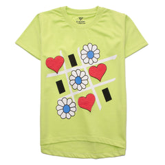 Kjunction Girls H/S t shirt code - (flower)