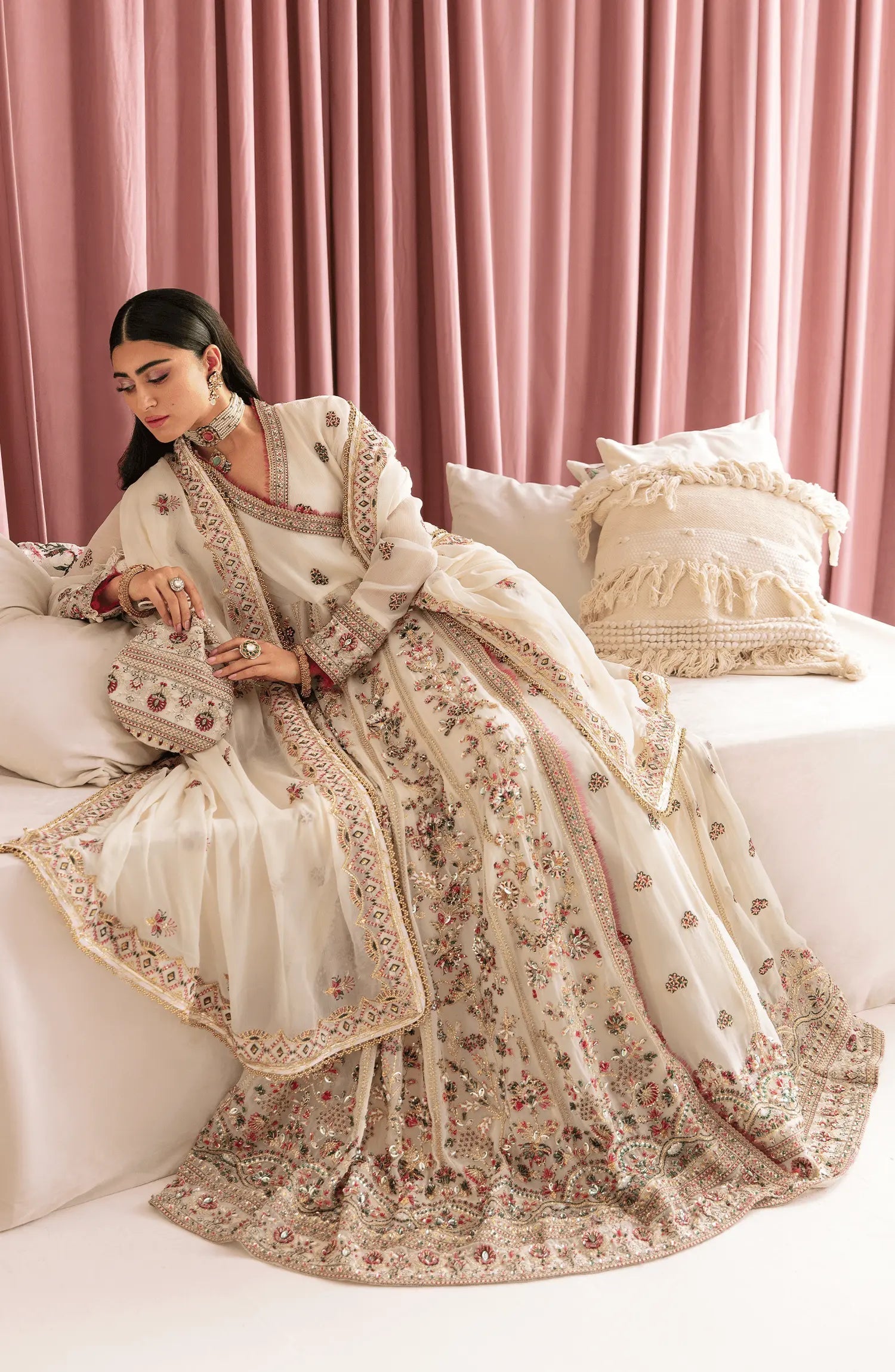 Zebaish By Fabiha Fatima Unstitched 3 Piece Formals Collection'2025-Evara