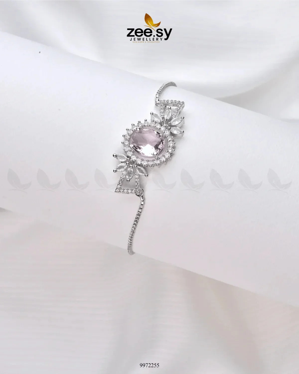 Malachite Bracelets Crsytal pink - Zeesy Jewellery