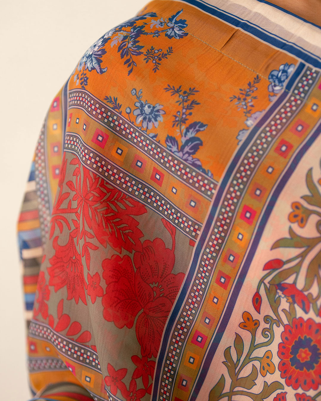 Ayla Studio Striped Allore-Dupatta