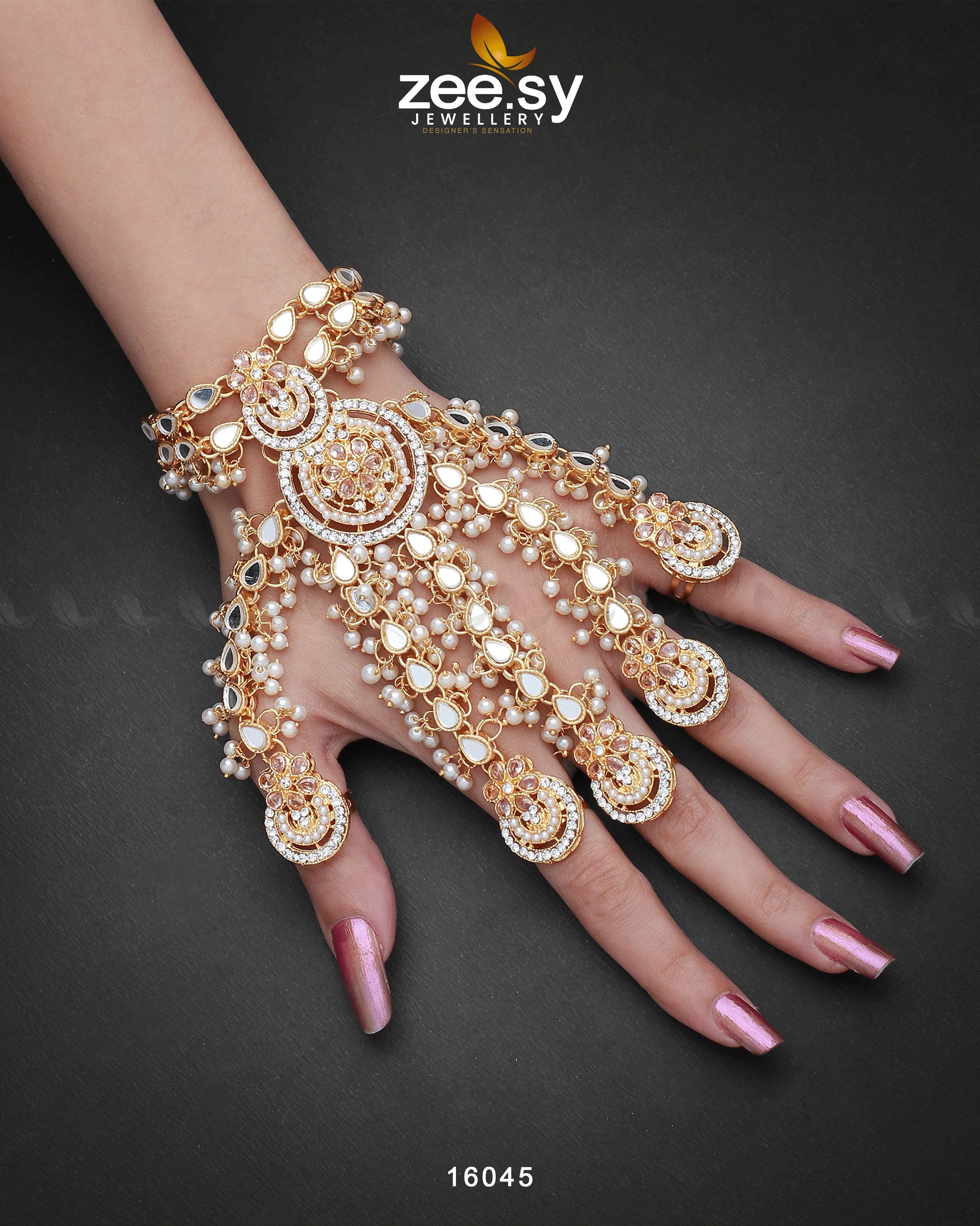 Phool Hath Accessories Golden Champagne - Zeesy Jewellery