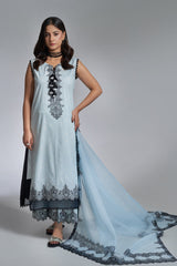 The Affordables By Mariam Malik Unstitched 3 Piece Digital Printed Lawn Collection'2025-Azure Noir