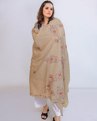 Ayla Studio Embroidered Pashmina Shawl-Kalisa
