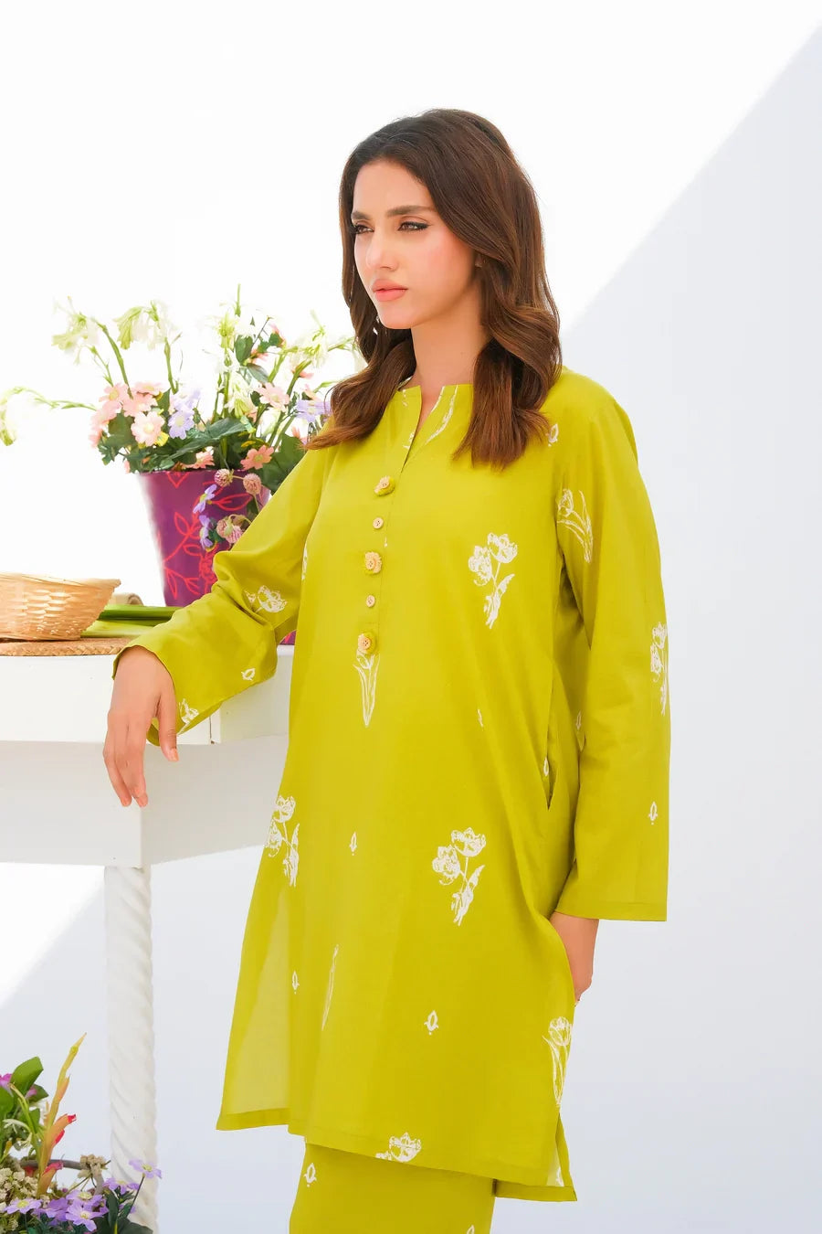 Dhaga Stitched 2 Piece Lawn Collection'2025-Matching separate 0016