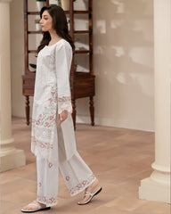 Flutterby Stitched 2 Piece Cotton Satin Winter Collection'2025-Alice-wt