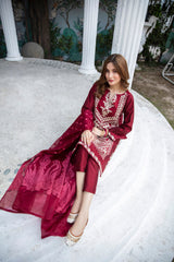 Panache Apparel Stitched Kurta Collection-Gulab