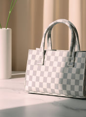 Checkered Style Handbag Design for women 2026