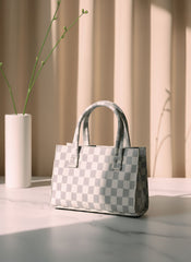 Checkered Style Handbag Design for women 2026